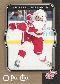#168 Nicklas Lidstrom - Detroit Red Wings - 2007-08 O-Pee-Chee Hockey