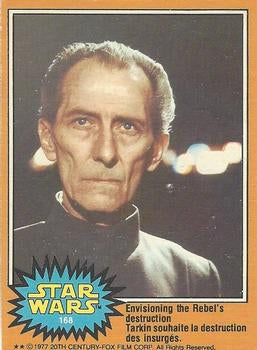 #168 Envisioning the Rebel's destruction - 1977 O-Pee-Chee Star Wars