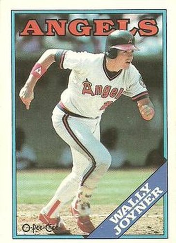 #168 Wally Joyner - California Angels - 1988 O-Pee-Chee Baseball