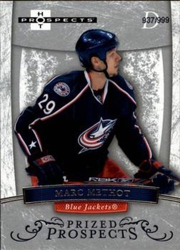 #168 Marc Methot - Columbus Blue Jackets - 2007-08 Fleer Hot Prospects Hockey