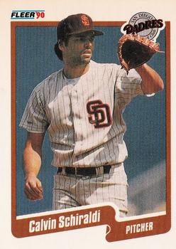 #168 Calvin Schiraldi - San Diego Padres - 1990 Fleer USA Baseball