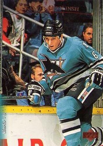 #168 Sandis Ozolinsh - San Jose Sharks - 1995-96 Upper Deck Hockey