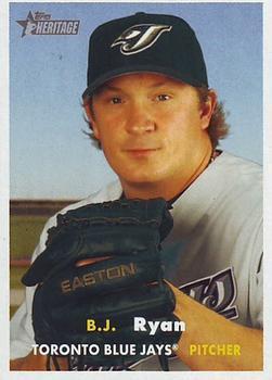 #168 B.J. Ryan - Toronto Blue Jays - 2006 Topps Heritage Baseball