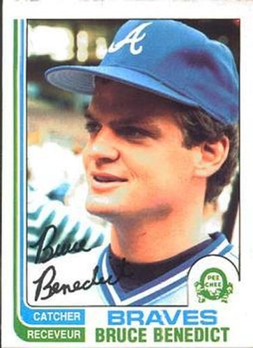 #168 Bruce Benedict - Atlanta Braves - 1982 O-Pee-Chee Baseball