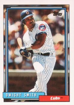 #168 Dwight Smith - Chicago Cubs - 1992 Topps Baseball