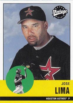 #168 Jose Lima - Houston Astros - 2001 Upper Deck Vintage Baseball