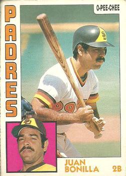 #168 Juan Bonilla - San Diego Padres - 1984 O-Pee-Chee Baseball
