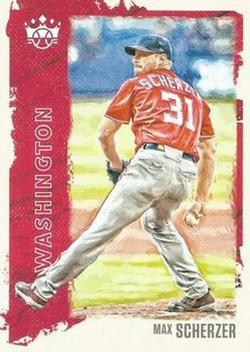 #168 Max Scherzer - Washington Nationals - 2021 Panini Diamond Kings Baseball