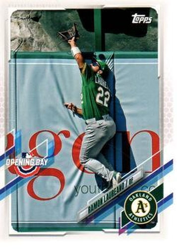 #168 Ramon Laureano - Oakland Athletics - 2021 Topps Opening Day Baseball