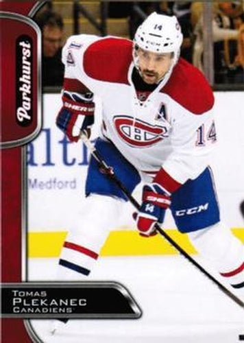 #168 Tomas Plekanec - Montreal Canadiens - 2016-17 Parkhurst - Red Hockey