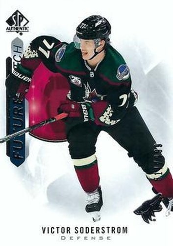 #168 Victor Soderstrom - Arizona Coyotes - 2020-21 SP Authentic Hockey