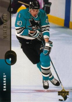 #168 Mike Rathje - San Jose Sharks - 1994-95 Upper Deck Hockey
