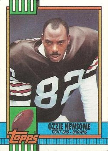 #168 Ozzie Newsome - Cleveland Browns - 1990 Topps Football