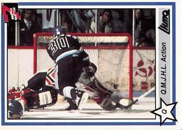 #168 QMJHL Action - 1990-91 7th Inning Sketch QMJHL Hockey