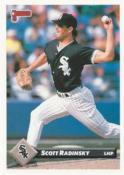 #169 Scott Radinsky - Chicago White Sox - 1993 Donruss Baseball