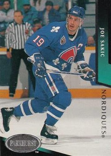 #169 Joe Sakic - Quebec Nordiques - 1993-94 Parkhurst Hockey