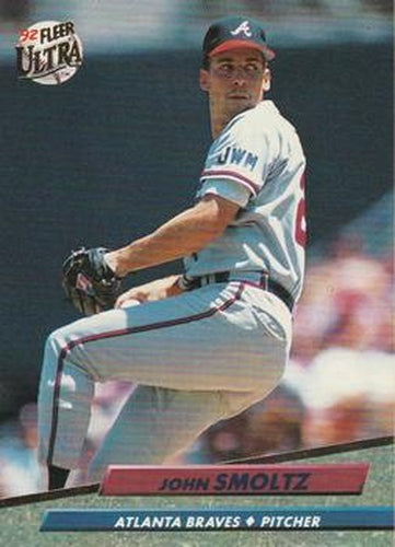 #169 John Smoltz - Atlanta Braves - 1992 Ultra Baseball