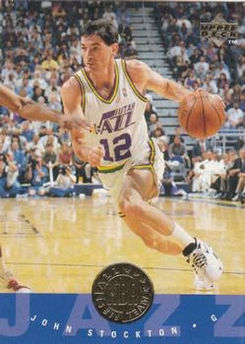 #169 John Stockton - Utah Jazz - 1995-96 Upper Deck Basketball