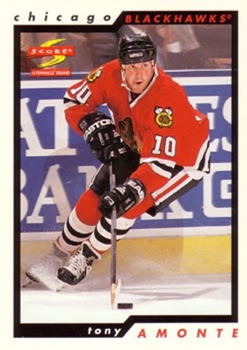 #169 Tony Amonte - Chicago Blackhawks - 1996-97 Score Hockey