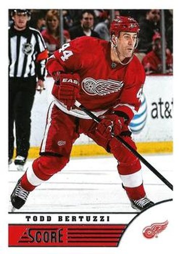 #169 Todd Bertuzzi - Detroit Red Wings - 2013-14 Score Hockey