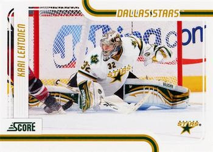#169 Kari Lehtonen - Dallas Stars - 2011-12 Score Hockey