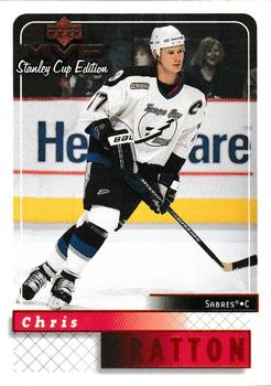 #169 Chris Gratton - Buffalo Sabres - 1999-00 Upper Deck MVP Stanley Cup Edition Hockey
