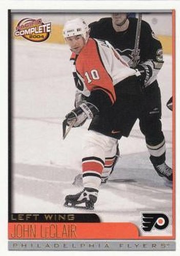 #169 John LeClair - Philadelphia Flyers - 2003-04 Pacific Complete Hockey