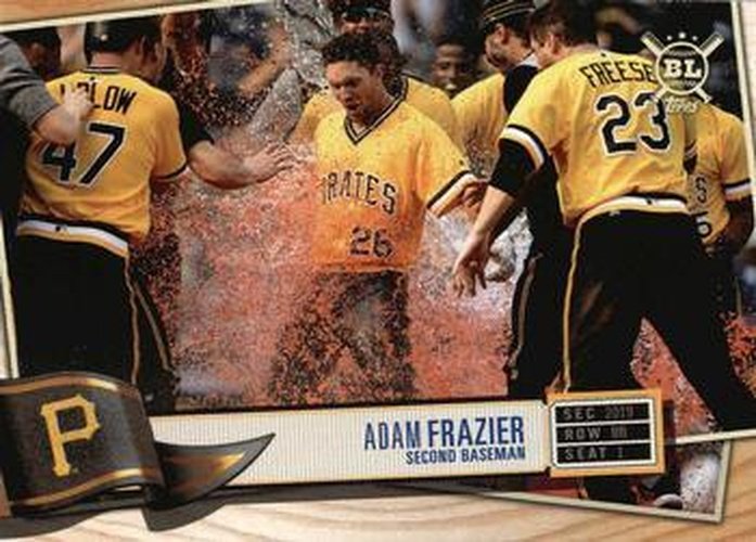 #169 Adam Frazier - Pittsburgh Pirates - 2019 Topps Big League Baseball