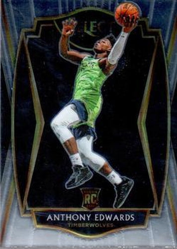 #169 Anthony Edwards - Minnesota Timberwolves - 2020-21 Panini Select Basketball