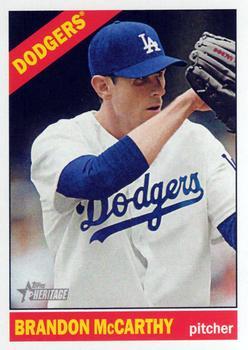 #169 Brandon McCarthy - Los Angeles Dodgers - 2015 Topps Heritage Baseball