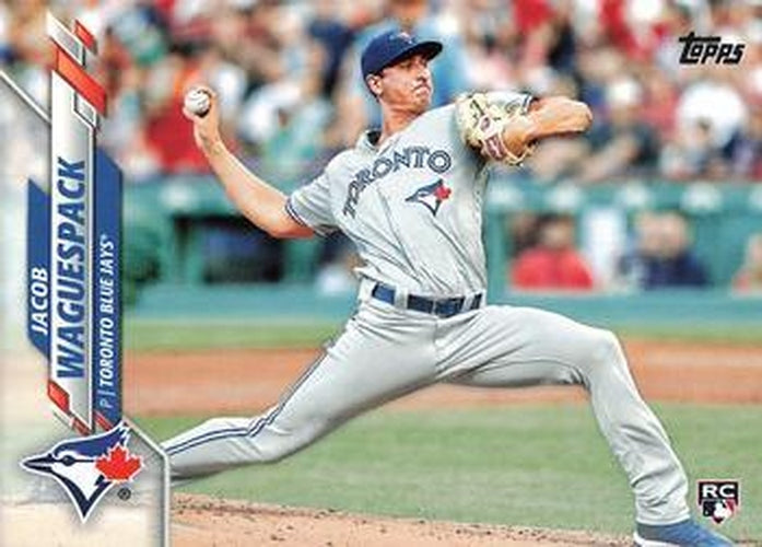 #169 Jacob Waguespack - Toronto Blue Jays - 2020 Topps Baseball