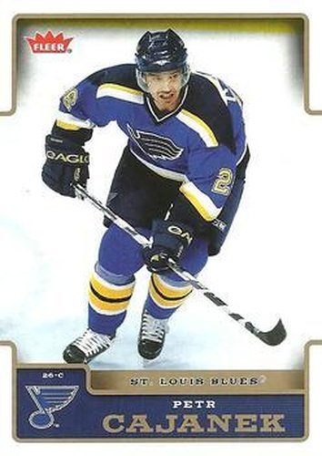#169 Petr Cajanek - St. Louis Blues - 2006-07 Fleer Hockey