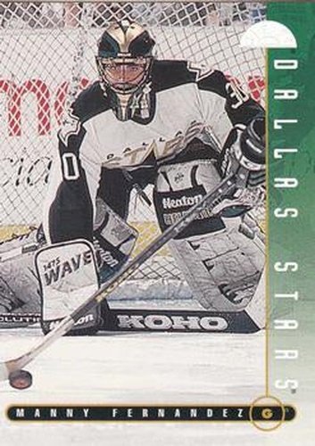 #169 Manny Fernandez - Dallas Stars - 1995-96 Leaf Hockey