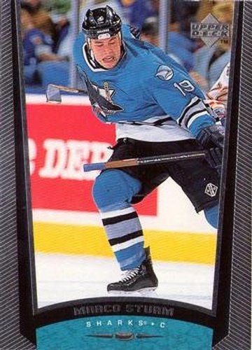 #169 Marco Sturm - San Jose Sharks - 1998-99 Upper Deck Hockey