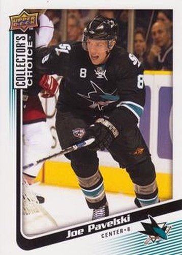 #169 Joe Pavelski - San Jose Sharks - 2009-10 Collector's Choice Hockey
