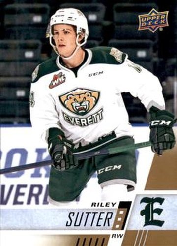 #169 Riley Sutter - Everett Silvertips - 2017-18 Upper Deck CHL Hockey
