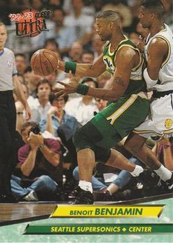 #169 Benoit Benjamin - Seattle SuperSonics - 1992-93 Ultra Basketball