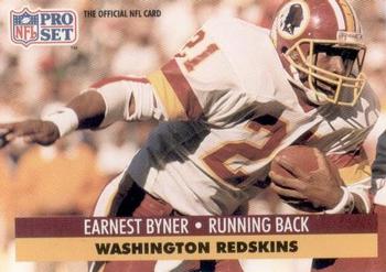 EARNEST BYNER 8X10 PHOTO WASHINGTON REDSKINS PICTURE NFL FOOTBALL VS NINERS