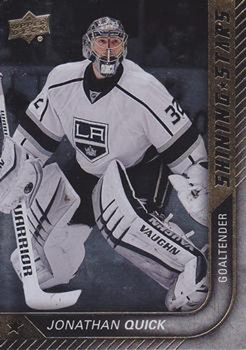 #SS-16 Jonathan Quick - Los Angeles Kings - 2015-16 Upper Deck Hockey - Shining Stars