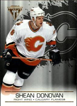 #16 Shean Donovan - Calgary Flames - 2003-04 Pacific Private Stock Titanium Hockey