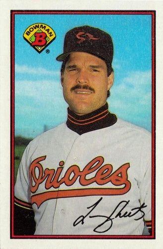 #16 Larry Sheets - Baltimore Orioles - 1989 Bowman Baseball