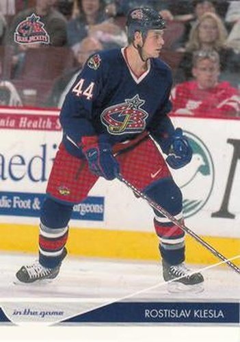 #16 Rostislav Klesla - Columbus Blue Jackets - 2003-04 In The Game Toronto Star Hockey