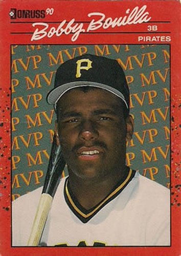 #BC-16 Bobby Bonilla - Pittsburgh Pirates - 1990 Donruss Baseball - Bonus MVP's