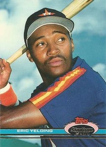#16 Eric Yelding - Houston Astros - 1991 Stadium Club Baseball