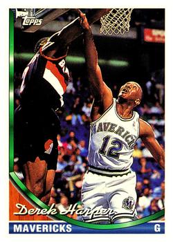 #16 Derek Harper - Dallas Mavericks - 1993-94 Topps Basketball