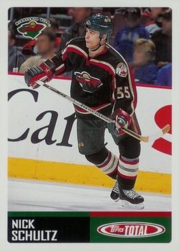 #16 Nick Schultz - Minnesota Wild - 2002-03 Topps Total Hockey