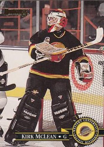 #16 Kirk McLean - Vancouver Canucks - 1995-96 Donruss Hockey