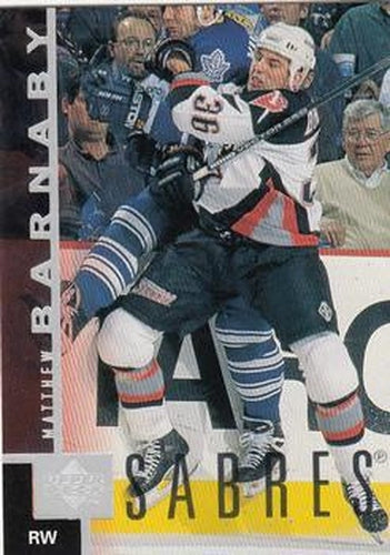 #16 Matthew Barnaby - Buffalo Sabres - 1997-98 Upper Deck Hockey