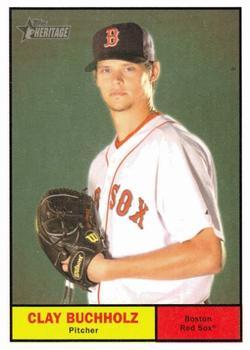 #16 Clay Buchholz - Boston Red Sox - 2010 Topps Heritage Baseball