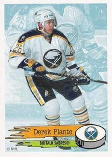 #16 Derek Plante - Buffalo Sabres - 1995-96 Panini Hockey Stickers
